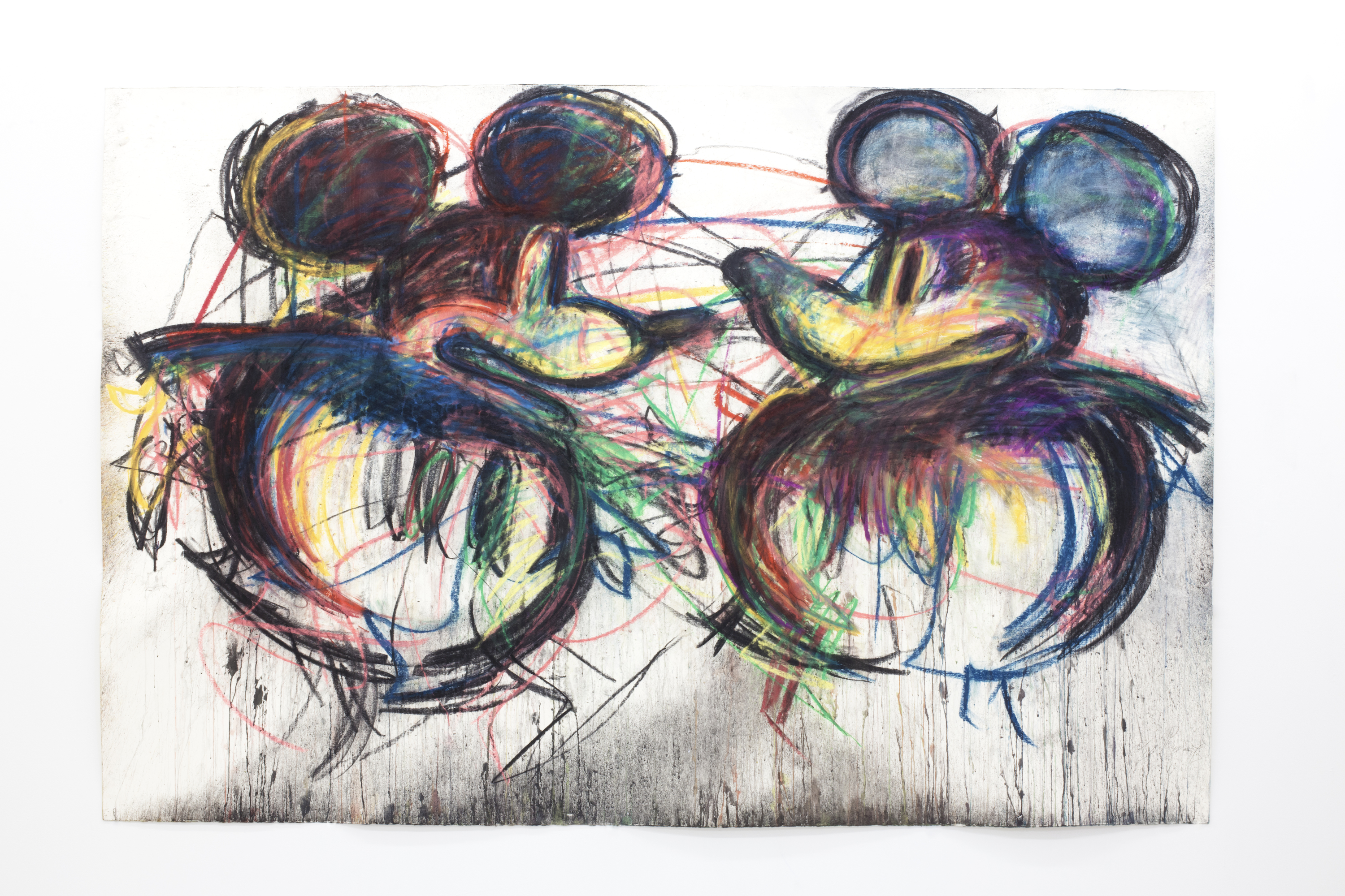 海外アーティスト 油絵 抽象／具象の対立を超えた絵画の運動性。セシリー・ブラウン「The end