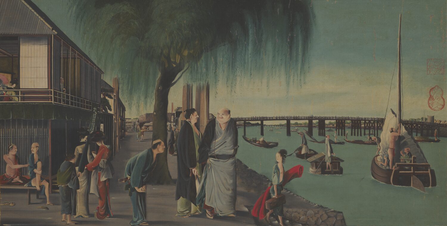 江戸時代の絵師、司馬江漢と亜欧堂田善が描いた油絵の展覧会が3月15日